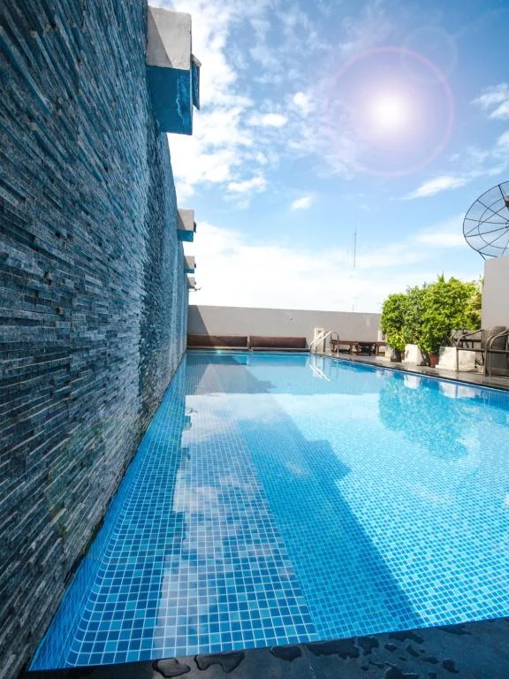 Rooftop swimming pool at Sleep Withinn Bangkok