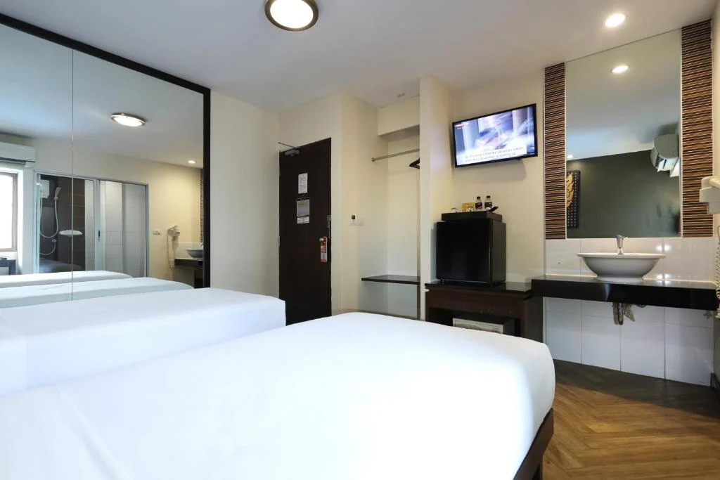 Guest room interior at Sleep Withinn Bangkok